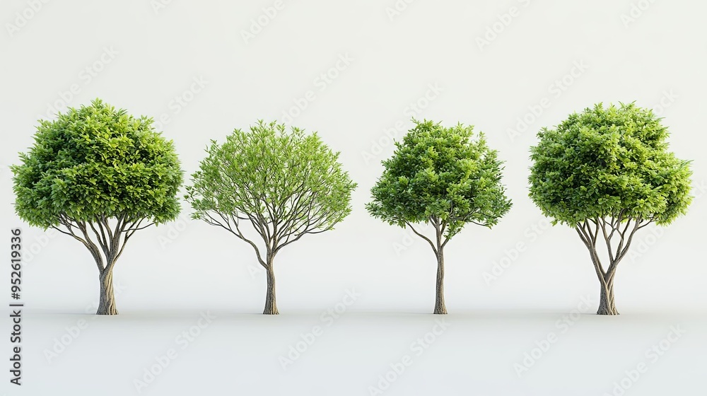 Four unique trees Four unique trees
