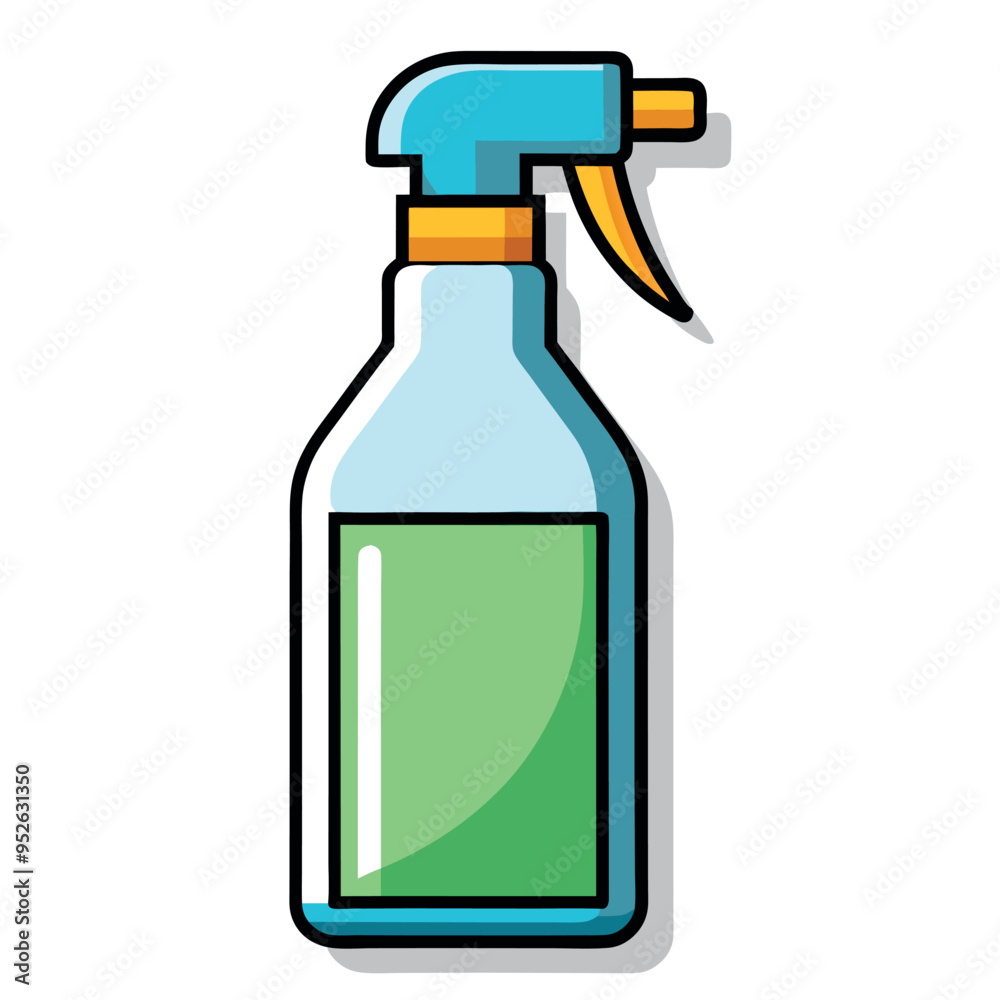 Clean Spray Bottle Vector Illustration Clean Spray Bottle Vector Illustration