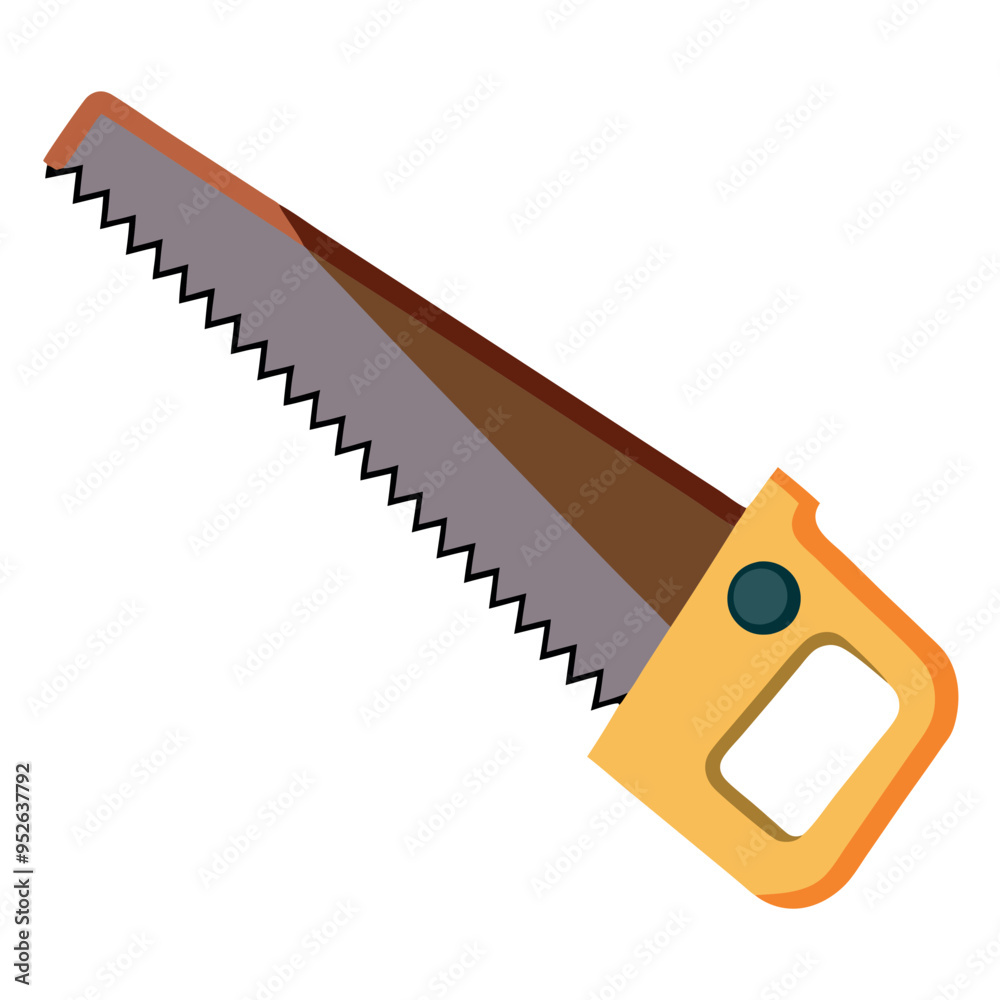 Hand Saw Vector Illustration Hand Saw Vector Illustration