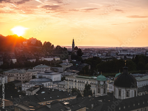 Salzburg Sonnenuntergang