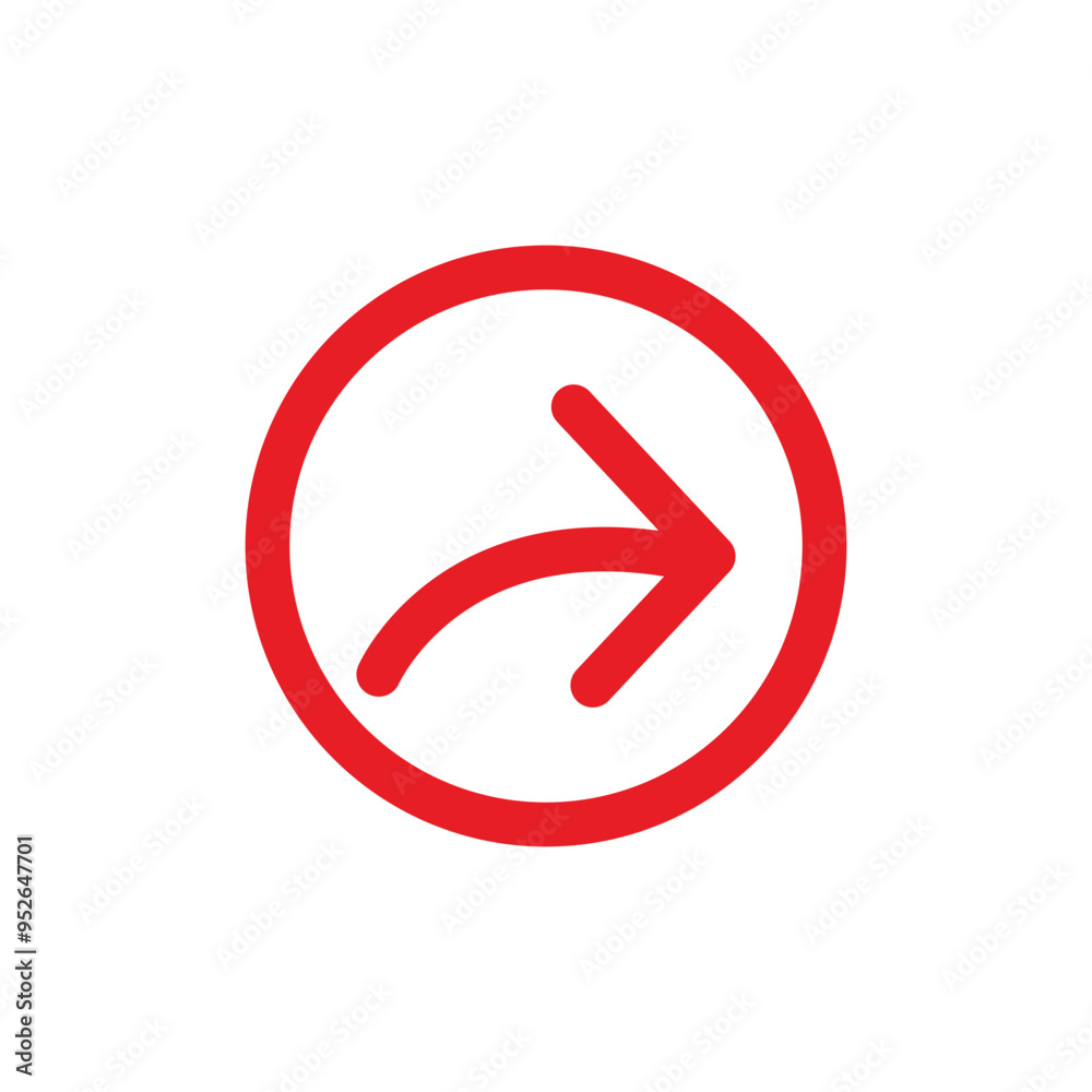 right arrow sign with red circle right arrow sign with red circle