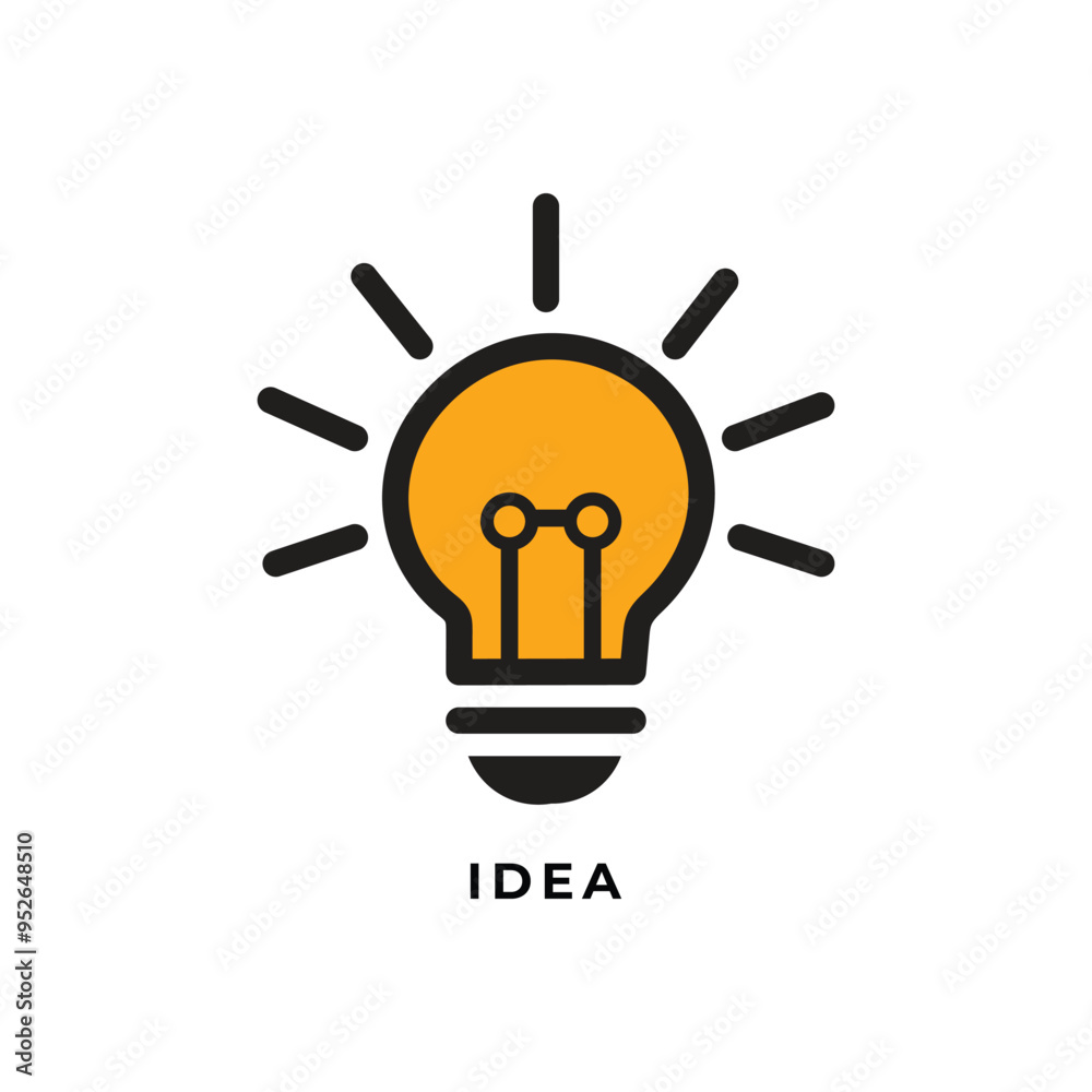 Light blub idea icon symbol vector illustration Light blub idea icon symbol vector illustration