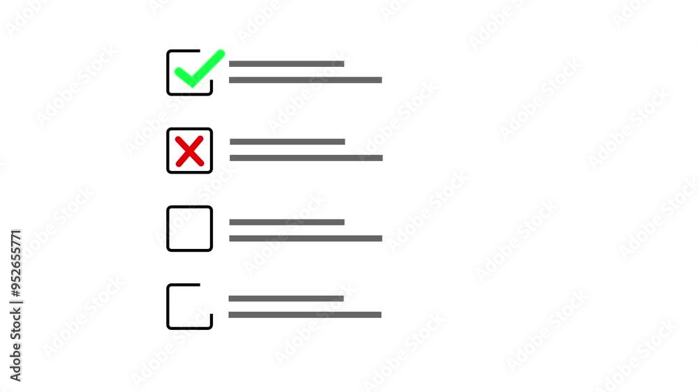 Check list web template, isolated on transparent background with alpha channel .Check List Web Template 4k Animation ,Motion graphics Check list web template, isolated on transparent background with alpha channel .Check List Web Template 4k Animation ,Motion graphics
