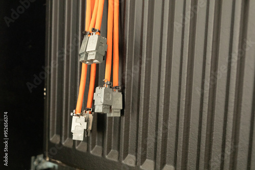 Orange Electric Vehicle Cha...