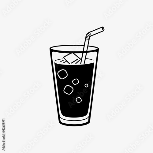 Refreshing Beverage Vector Art