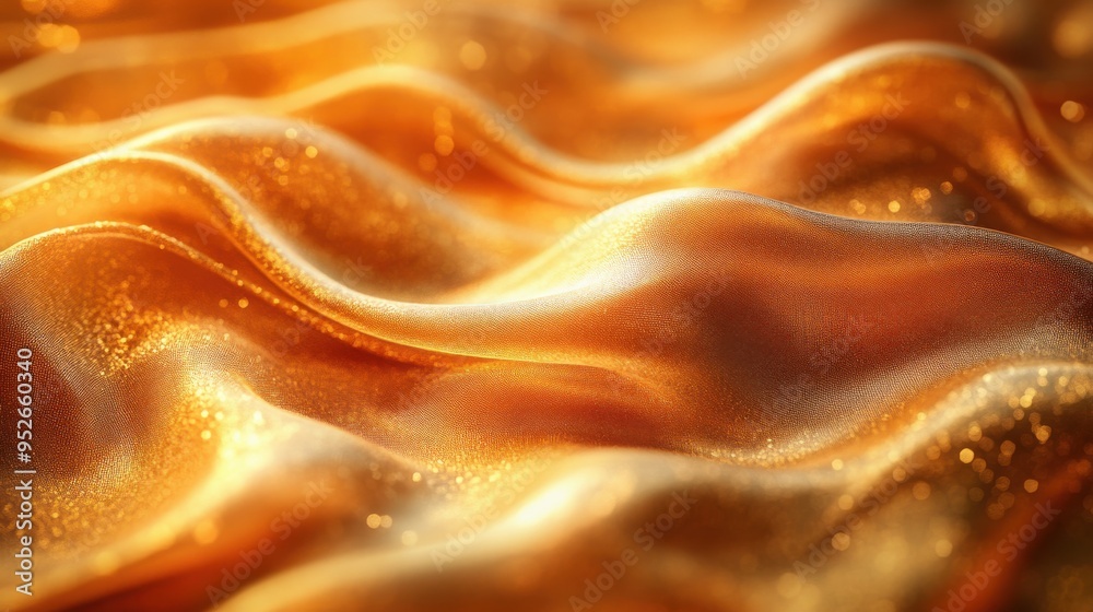 abstract 3d render background with macro folded golden foil ribbon paper scroll abstract 3d render background with macro folded golden foil ribbon paper scroll