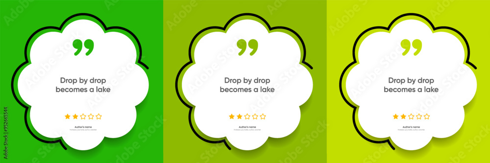 3D bubble testimonial banner, quote, infographic. Social media post template designs for quotes. Empty speech bubbles, quote bubbles and text box. Vector Illustration EPS10. 3D bubble testimonial banner, quote, infographic. Social media post template designs for quotes. Empty speech bubbles, quote bubbles and text box. Vector Illustration EPS10.