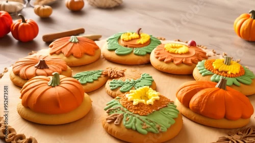 halloween cupcakes and pumpkins