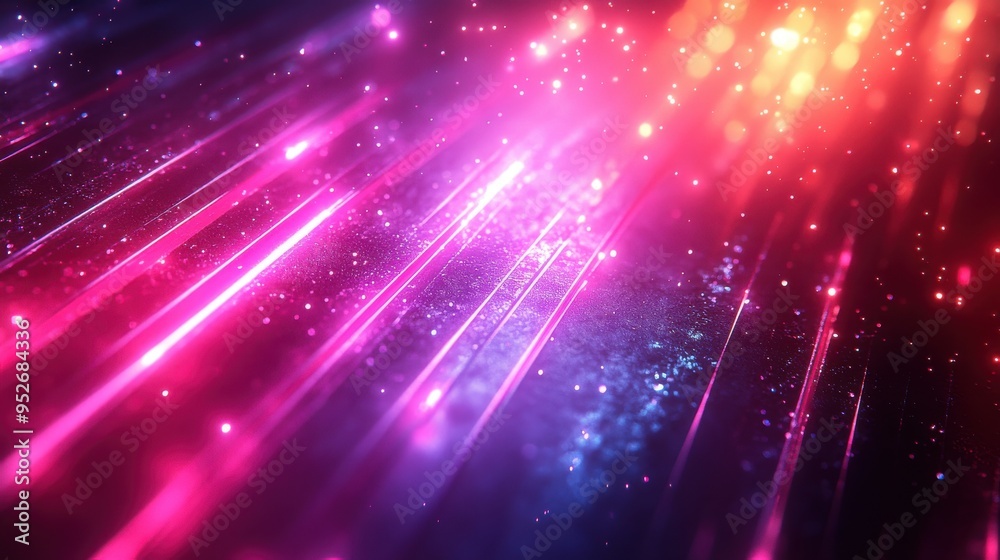 Abstract geometric 3D render of glowing diagonal neon lines simple modern wallpaper Abstract geometric 3D render of glowing diagonal neon lines simple modern wallpaper