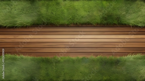 A bright wooden floor featuring vibrant patches