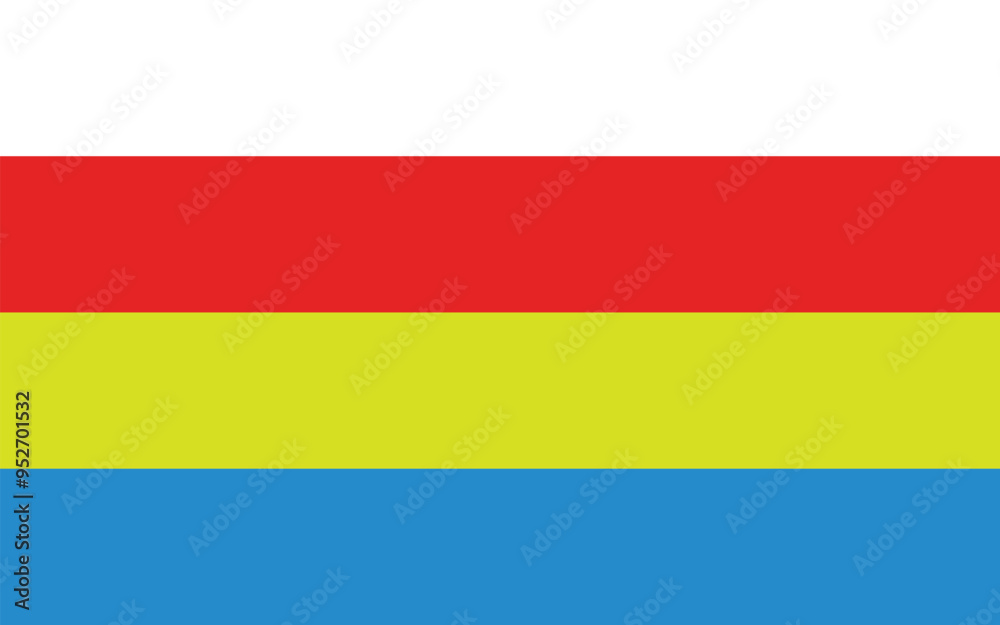 Fototapeta premium Flag of the Podlaskie Voivodeship