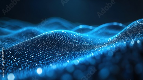 Abstract Blue Waves