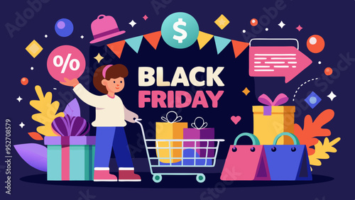 Black Friday, Big Sale vector template