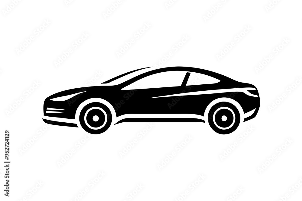 Fototapeta premium car isolated on white