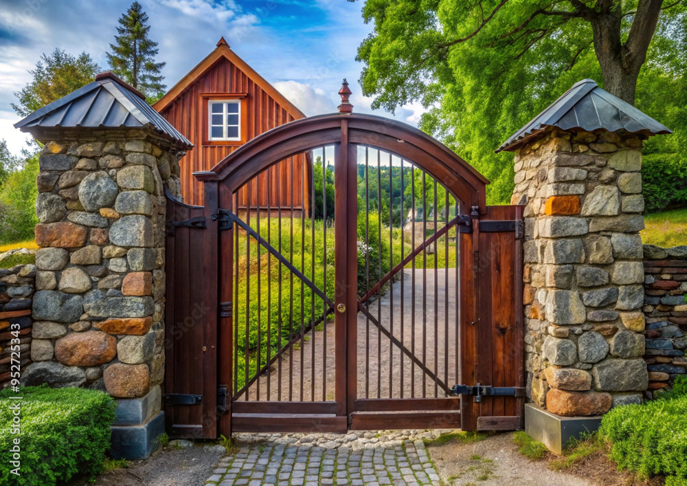Beautifully designed gate Beautifully designed gate