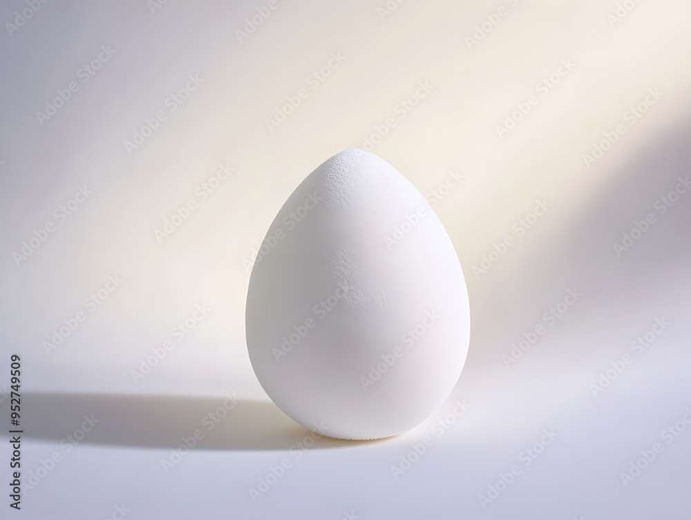 Elegantly Crafted Makeup Sponge Floating Against Pure White Backdrop Elegantly Crafted Makeup Sponge Floating Against Pure White Backdrop