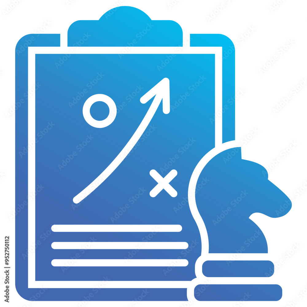 Obraz premium Strategic Consulting Icon