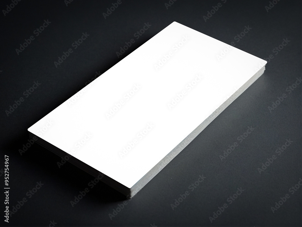 Blank White Book Mockup on Dark Background Blank White Book Mockup on Dark Background