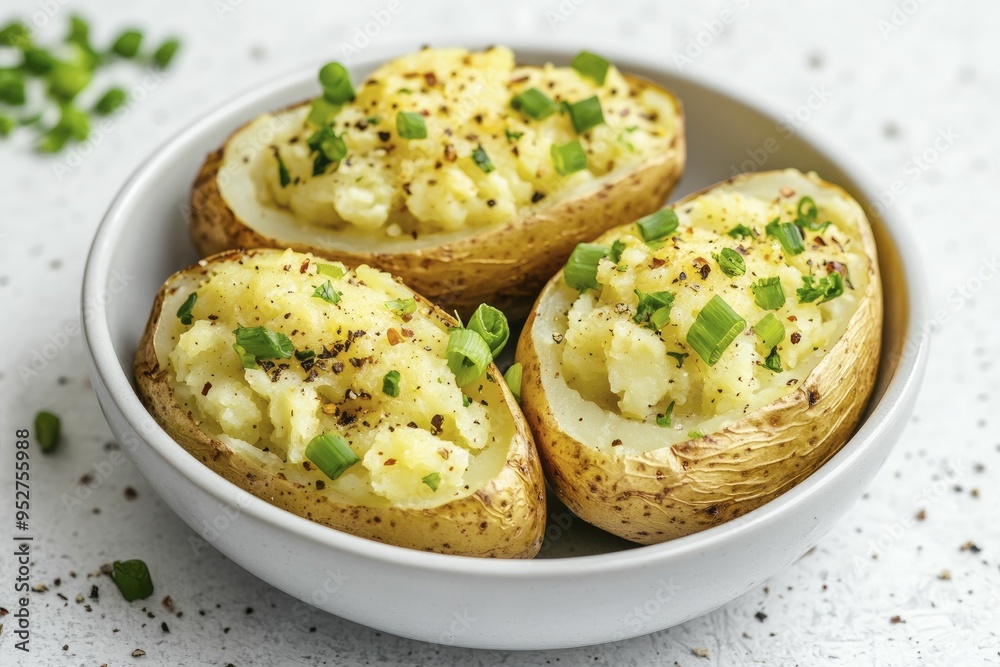 Savory Green Curry Baked Potatoes Stuffed with Flavorful Ingredients Savory Green Curry Baked Potatoes Stuffed with Flavorful Ingredients