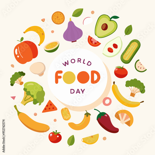 World food day event illustrated concept  on a isolated white background (11)