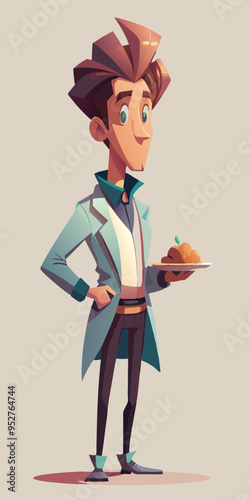 3d Cartoon Male Character Rendering