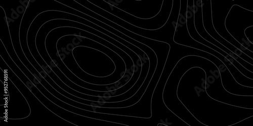 Abstract wave paper curved reliefs background .gradient multicolor wave curve lines banner background design .topographic contours map background .Vector geographic contour map.	