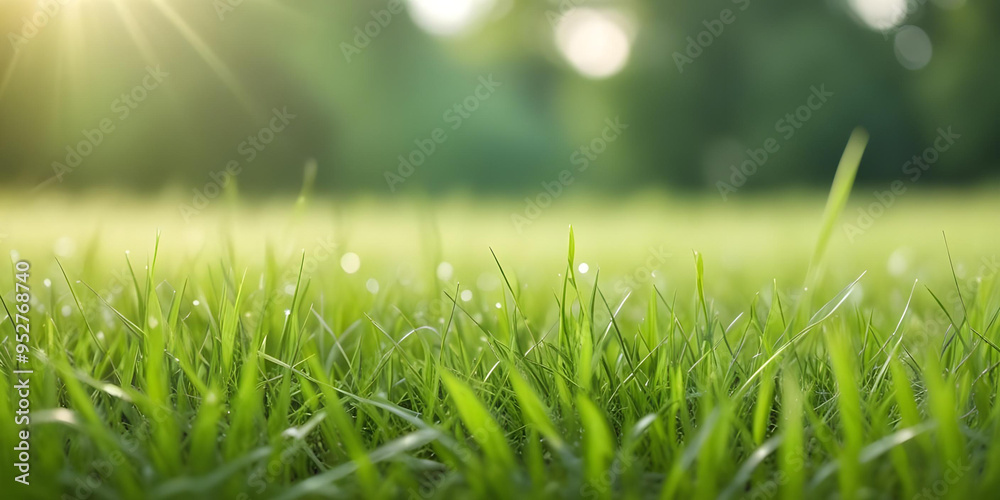 Close-up of fresh green grass blades illuminated by bright sunlight with a blurred bokeh background, evoking a sense of warmth and nature.
Close-up of fresh green grass blades illuminated by bright sunlight with a blurred bokeh background, evoking a sense of warmth and nature.