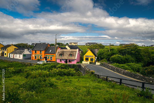 Tableau sur toile Doolin is a seaside town in County Clare, Ireland, on the Atlantic coast