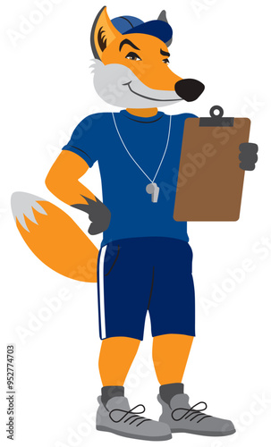 Cartoon Fox Coach