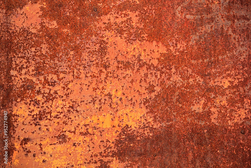 Grunge rusted metal texture, rust and oxidized metal background. Old metal iron panel