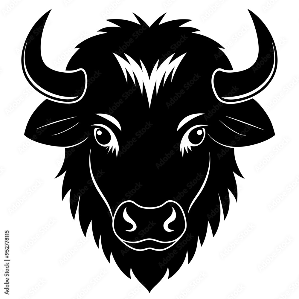 Bison Silhouette Vector Art Bison Silhouette Vector Art