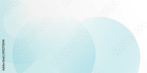 White abstract background. Modern circle lines pattern. Futuristic concept. Minimal geometric design