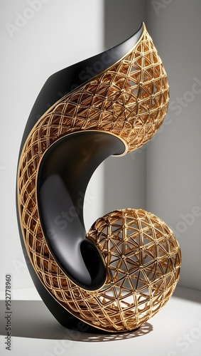 Luxurious Abstract Geometric Shape - Modern Art photo