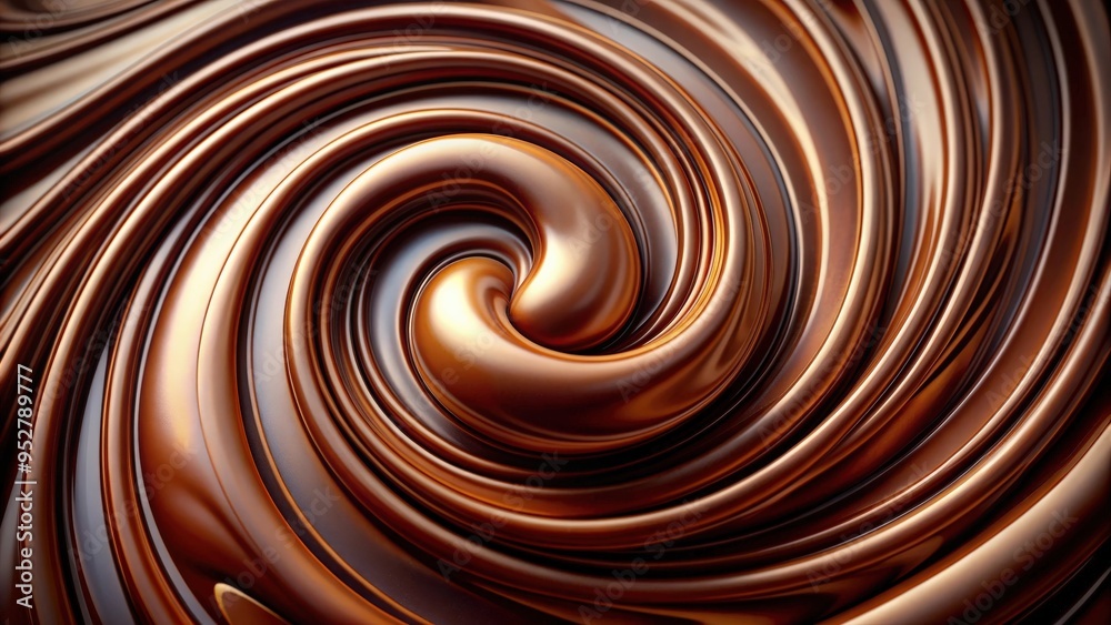 A stunning close-up of an intricate chocolate swirl design , chocolate, swirl, sweet, dessert, tempting A stunning close-up of an intricate chocolate swirl design , chocolate, swirl, sweet, dessert, tempting