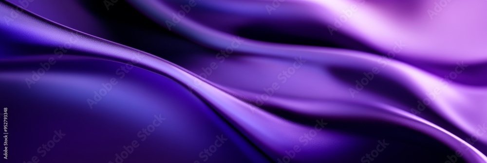 Obraz premium A captivating close-up showcases an abstract purple gradient background with smooth transitions, highlighting the interplay of light and dark shades for a visually striking effect