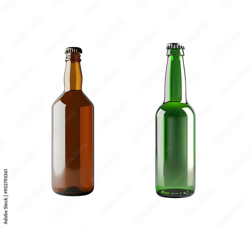 Brown and green drink PNG bottle on transparent background. Concept template for advertising, collage, clip art. Mock-up of beer, alcohol and others Brown and green drink PNG bottle on transparent background. Concept template for advertising, collage, clip art. Mock-up of beer, alcohol and others