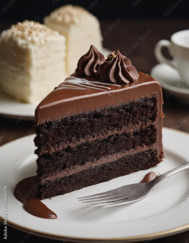chocolate cake with coffee chocolate cake with coffee