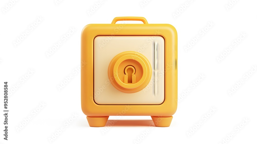 cartoon 3d icon of safe with lock. 3d illustration for finance and banking on white background. simple 3d rendering of safe on platform, white background
cartoon 3d icon of safe with lock. 3d illustration for finance and banking on white background. simple 3d rendering of safe on platform, white background