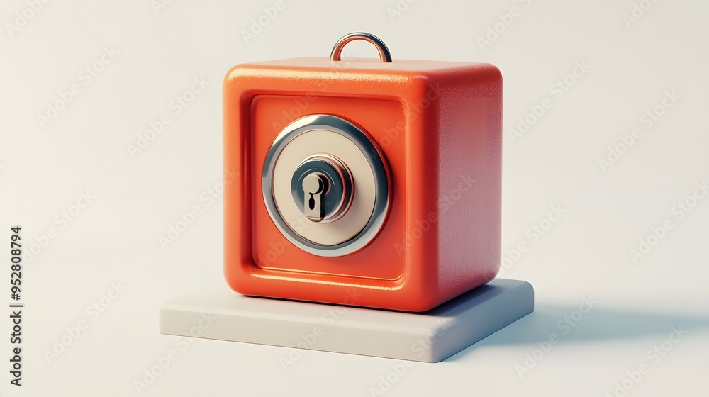 cartoon 3d icon of safe with lock. 3d illustration for finance and banking on white background. simple 3d rendering of safe on platform, white background
cartoon 3d icon of safe with lock. 3d illustration for finance and banking on white background. simple 3d rendering of safe on platform, white background