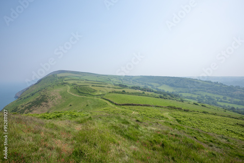 Landscape photo of Great Hangman mountain on the north devon coast