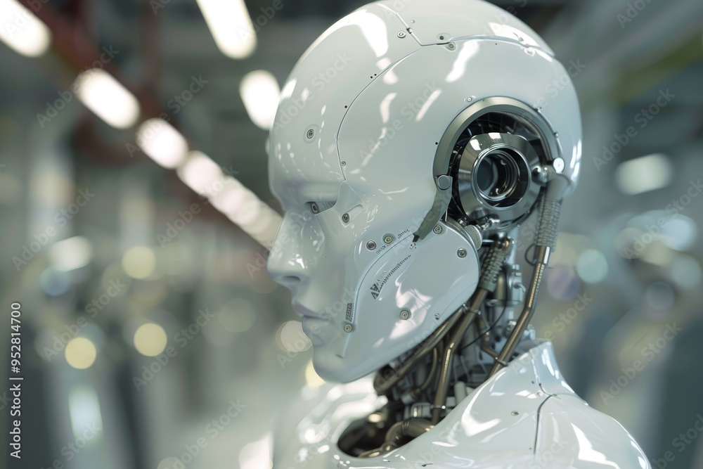 Humanoid icons symbolize the future of work Humanoid icons symbolize the future of work