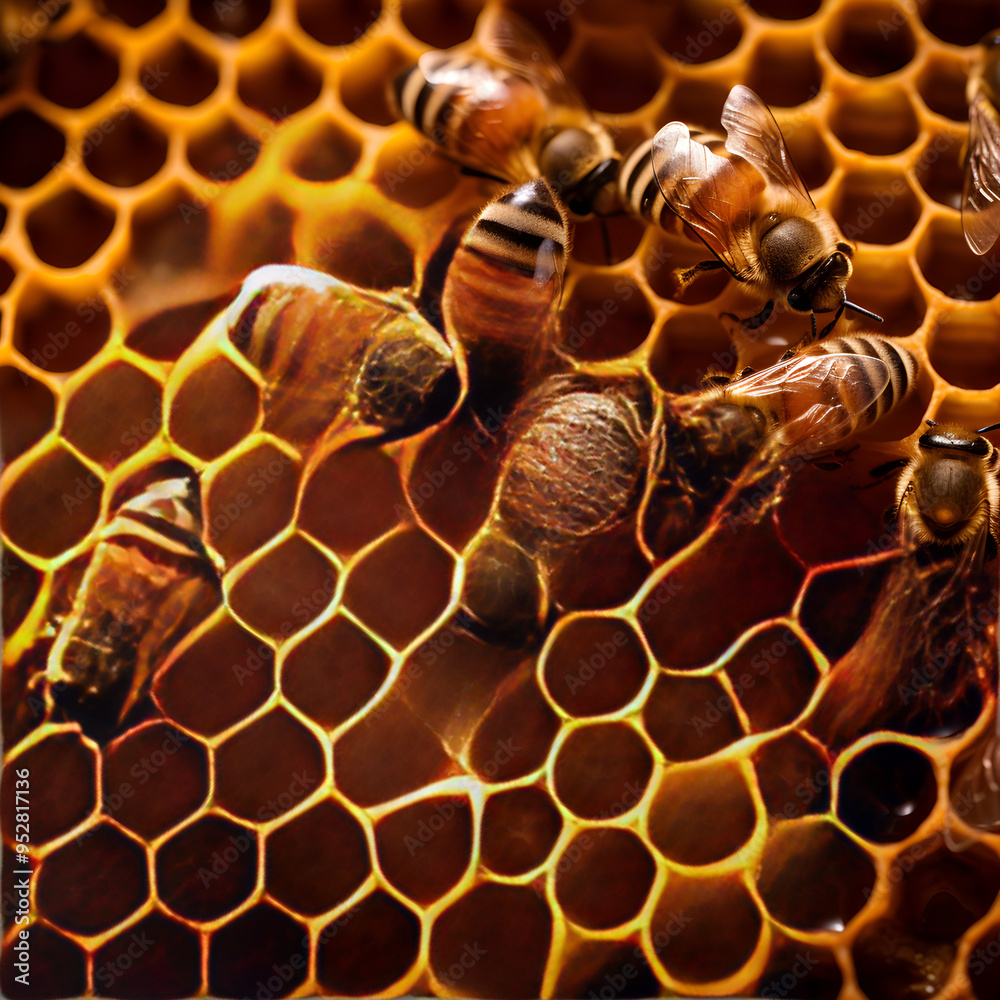 Honey Bees: The Hardworking Pollinators in the Intricacies of Their Hive Honey Bees: The Hardworking Pollinators in the Intricacies of Their Hive