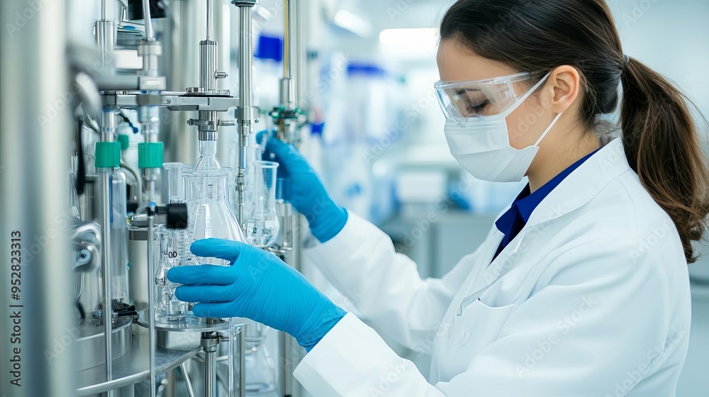 Biopharmaceutical engineer scaling bioprocesses from bench to pilot scale, process development, upscaling Biopharmaceutical engineer scaling bioprocesses from bench to pilot scale, process development, upscaling