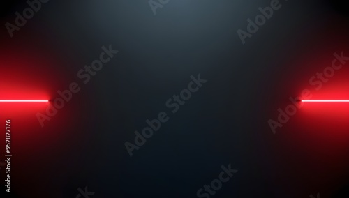 black matte background with red light motion photo
