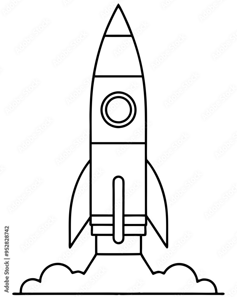 Rocket Launch Vector Art Rocket Launch Vector Art