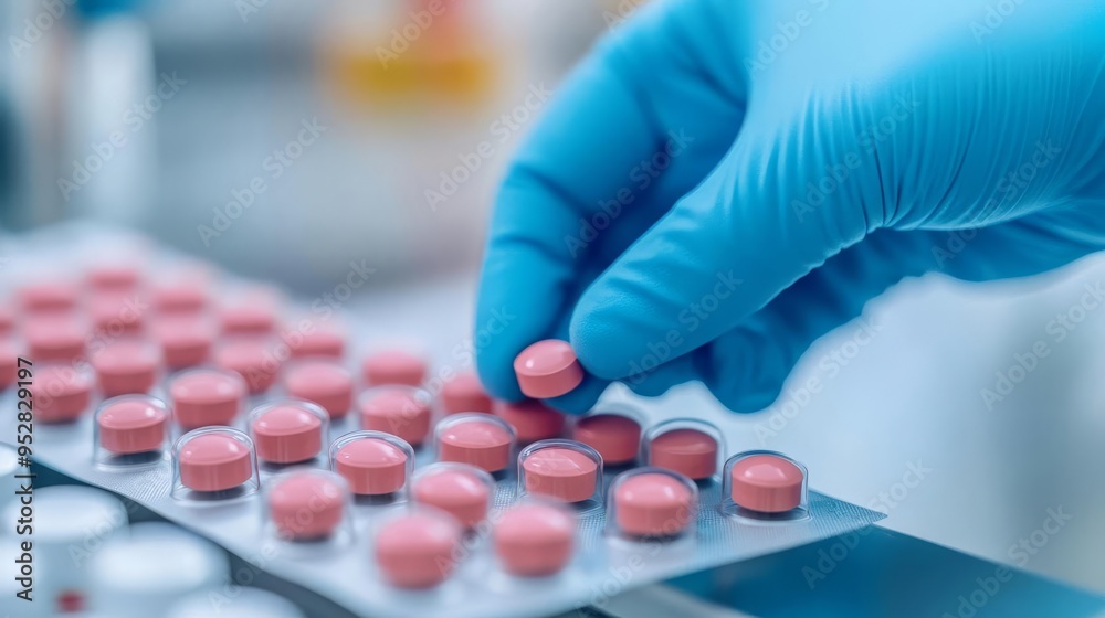 Researcher optimizing protein stability for biopharmaceutical shelf life, formulation improvement, drug preservation Researcher optimizing protein stability for biopharmaceutical shelf life, formulation improvement, drug preservation