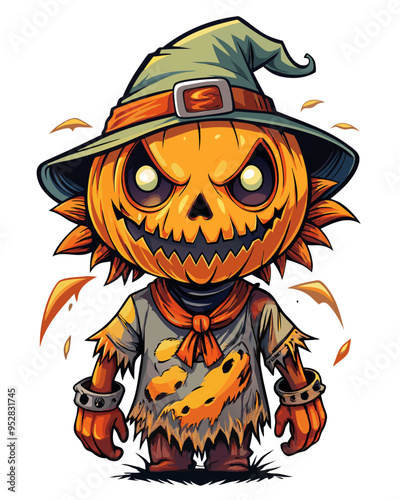 halloween pumpkin with a pumpkin