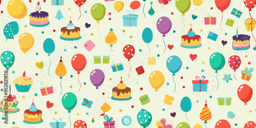 seamless pattern with easter eggs