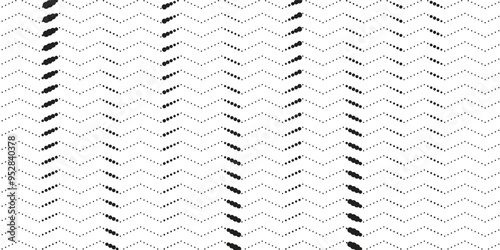 Wallpaper Mural White background with zigzag pattern design Torontodigital.ca