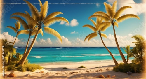 Tropical Paradise Landscape